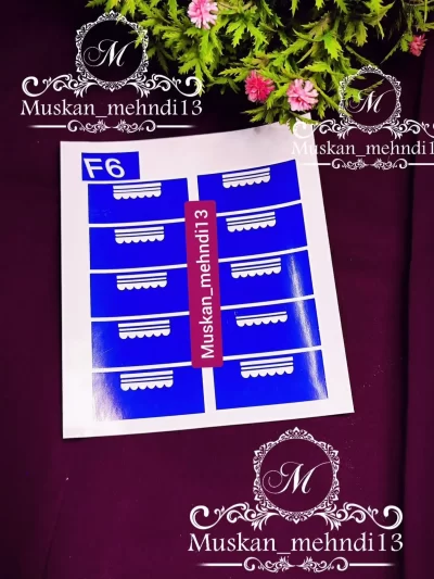 F6 Finger Stencil
