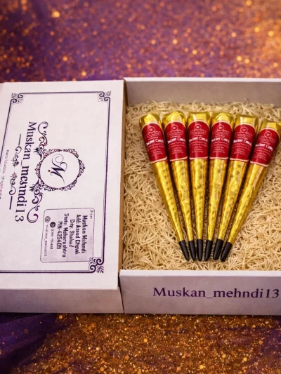 6 Instant cherry red cones