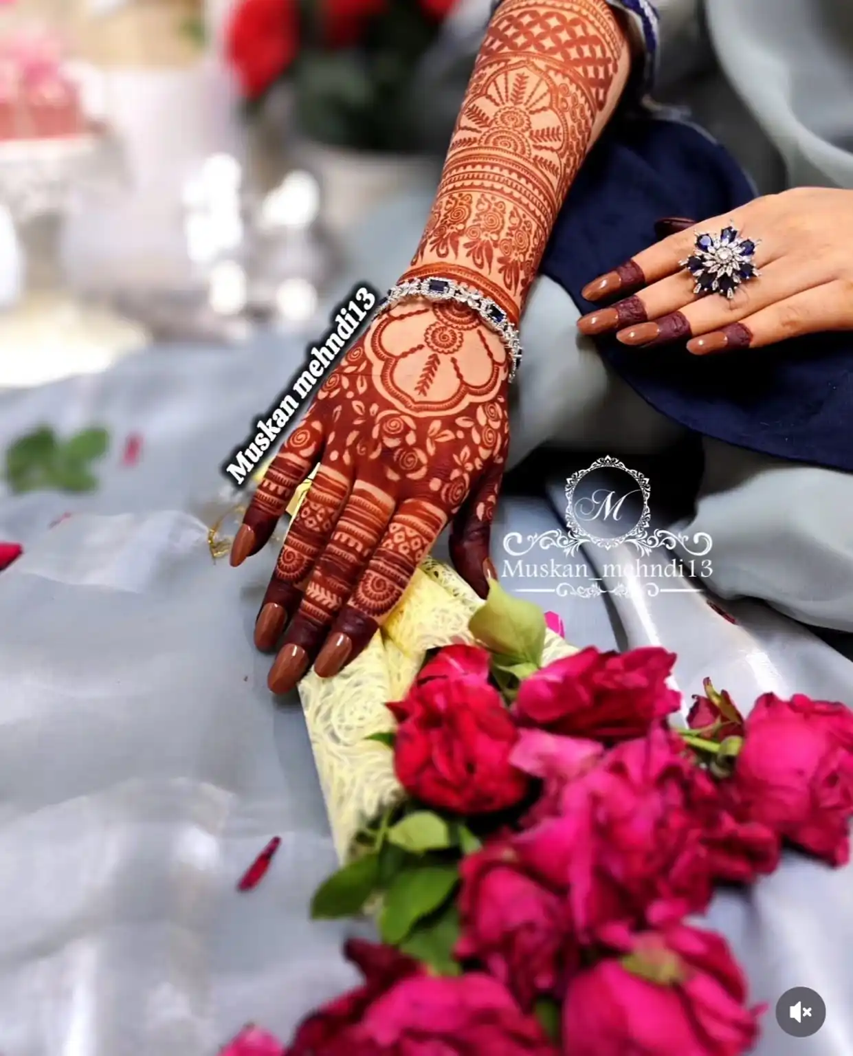 D8 Dulhan hand stencil (1 pcs) - Image 6