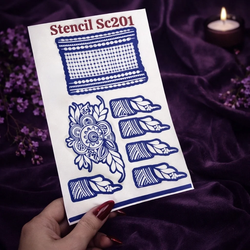 Sc201 floral stencil - Image 2