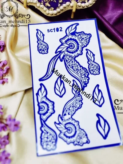 Sc102 floral stencil