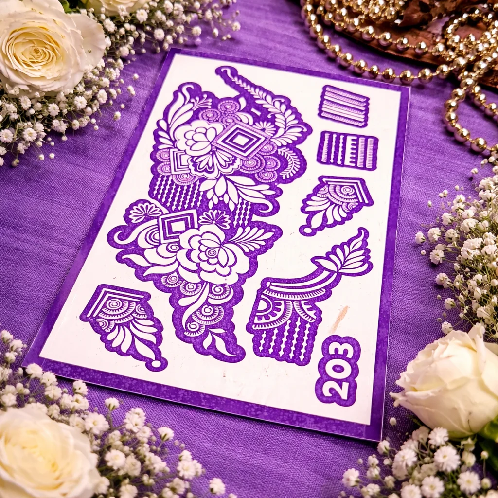 Sc203 floral stencil - Image 2