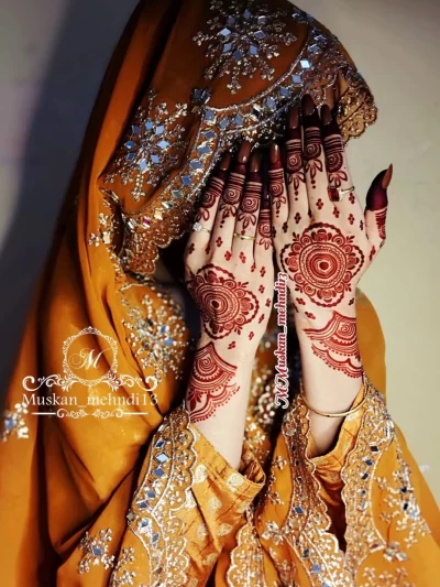 Sc208 style mehndi (2 pcs )
