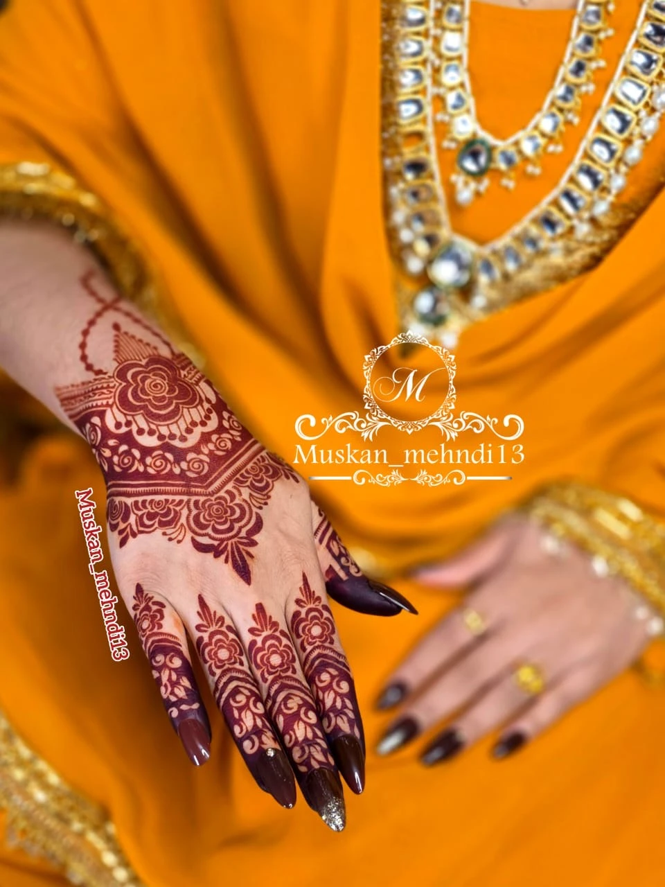 Sc212 mehndi stencil (1pcs) - Image 4