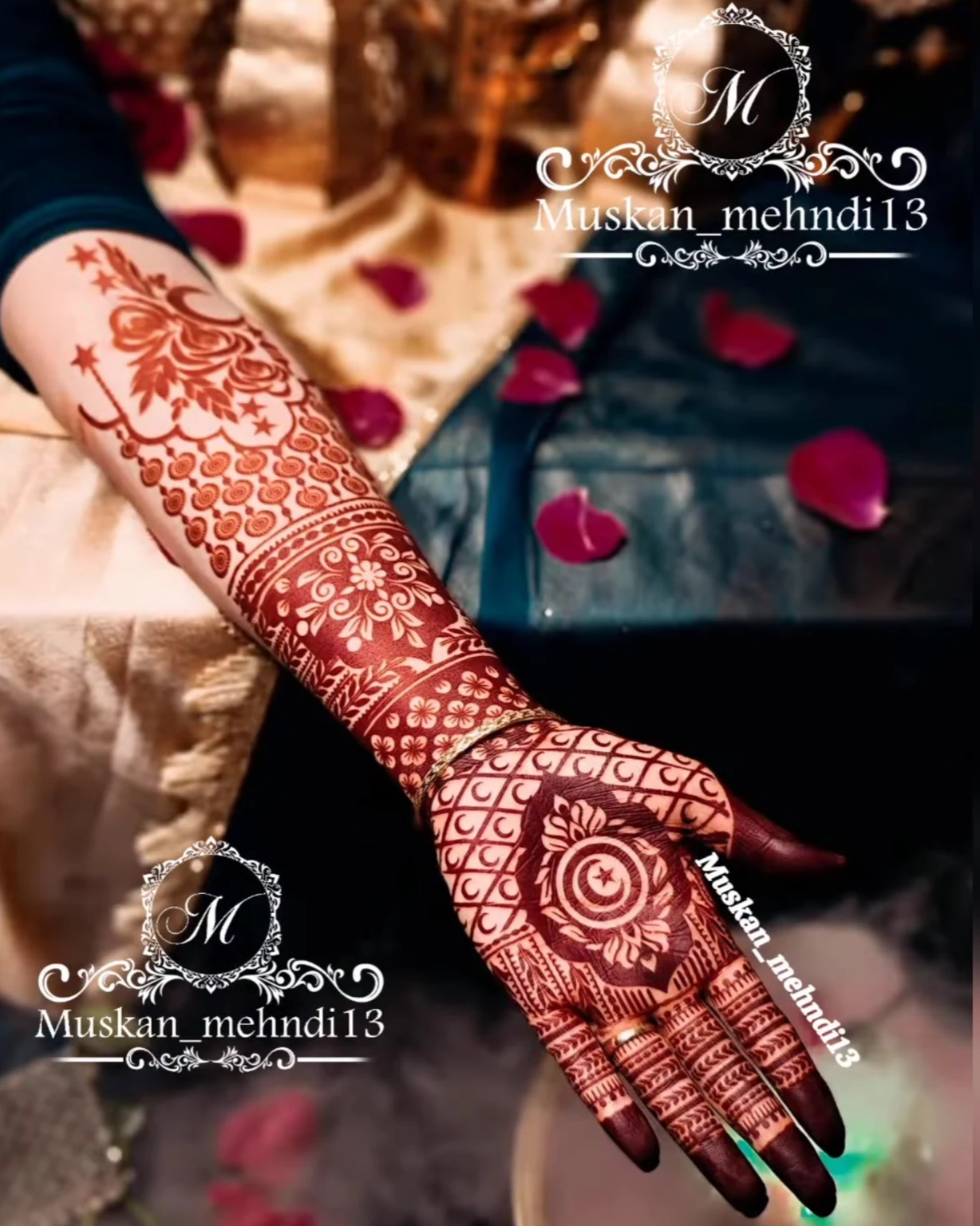 FM1 Ramdan Full hand Stencil (2 pcs ) - Image 8