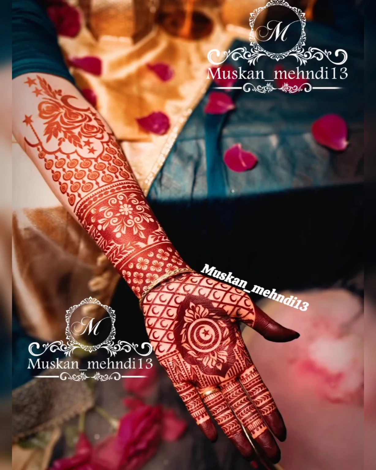 FM1 Ramdan Full hand Stencil (2 pcs ) - Image 7