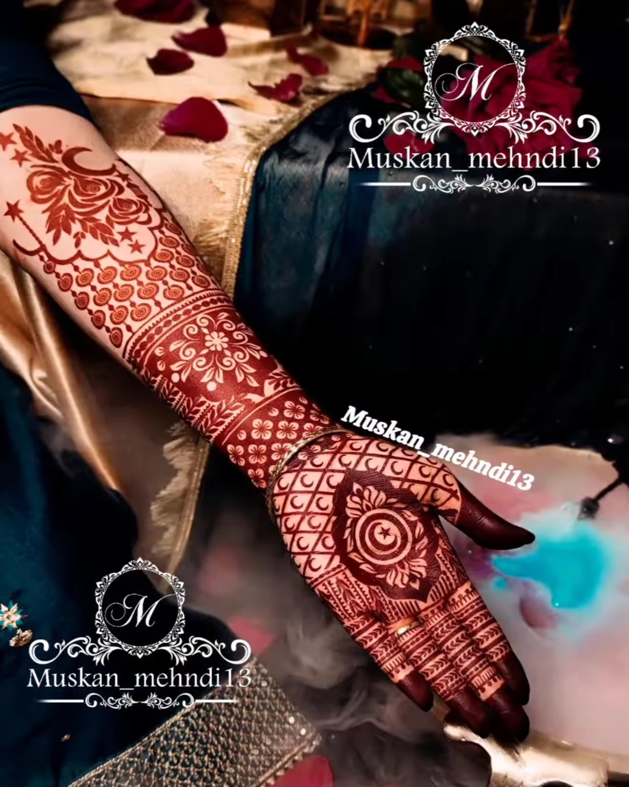 FM1 Ramdan Full hand Stencil (2 pcs ) - Image 5