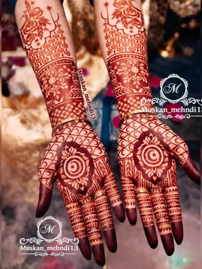 FM1 Ramdan Full hand Stencil (2 pcs )