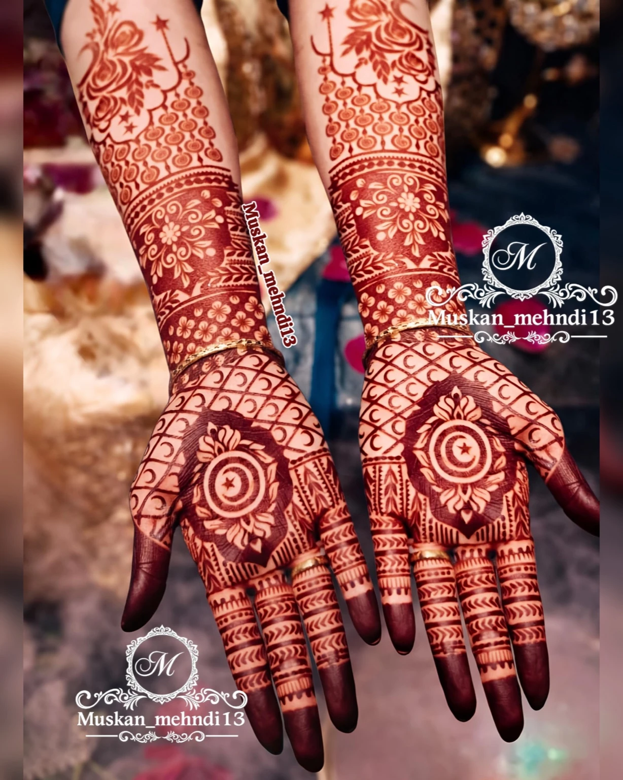 FM1 Ramdan Full hand Stencil (2 pcs )