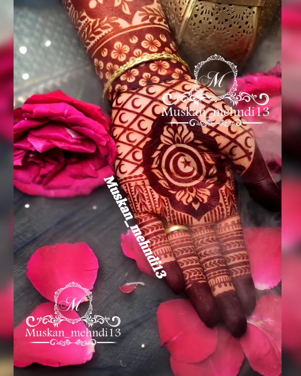 FM1 Ramdan Full hand Stencil (2 pcs ) - Image 6