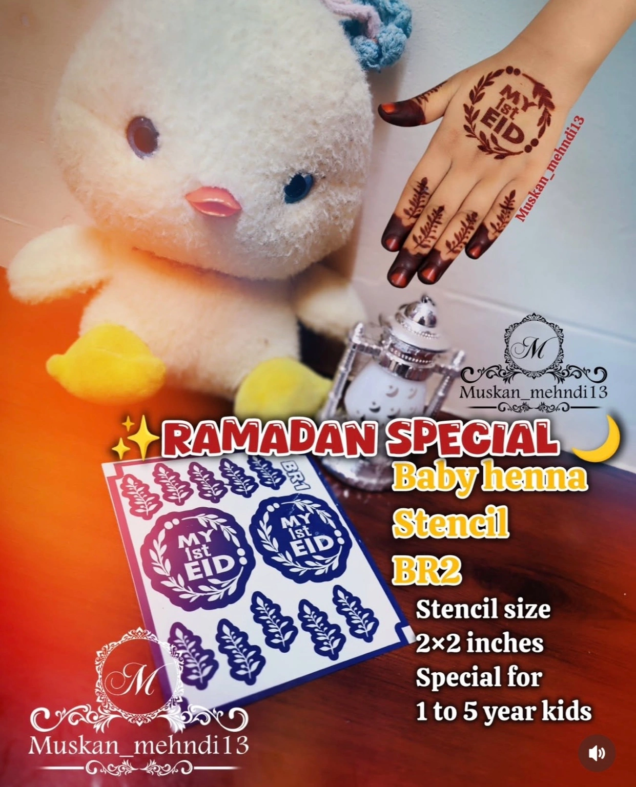 2 Baby stencil (BR1 BR2)