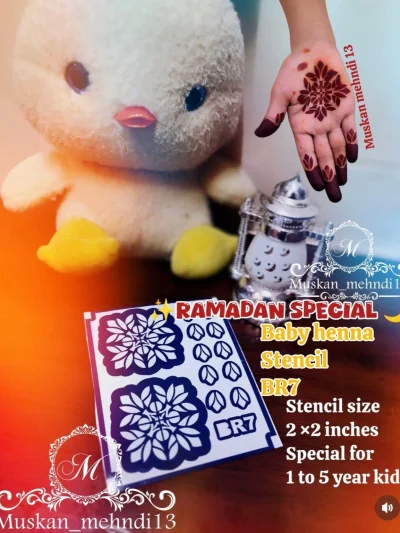 2 Baby stencil (BR7 , BR8)