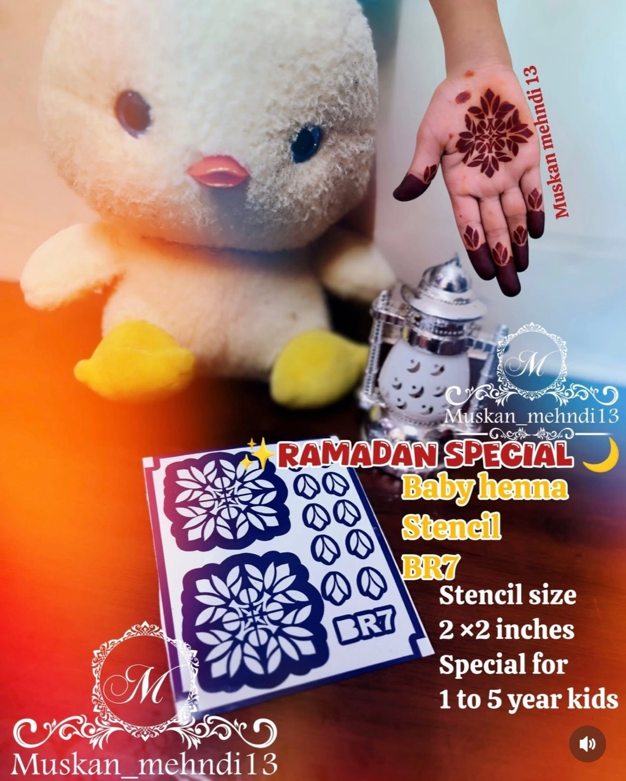 2 Baby stencil (BR7 , BR8)