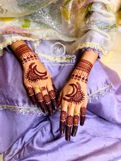 RM14 moon stencil (2 pcs)