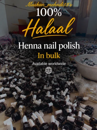 Henna nail polish ( 50 pcs)
