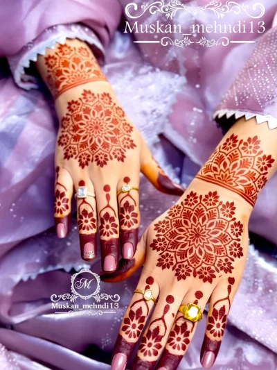 T158 designer mandala stencil (2 pcs )
