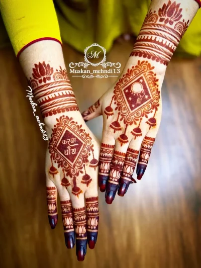 K11 karwachauth Stencil (2pcs)