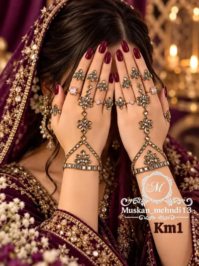 Km1 kundan mehndi (2sheet)