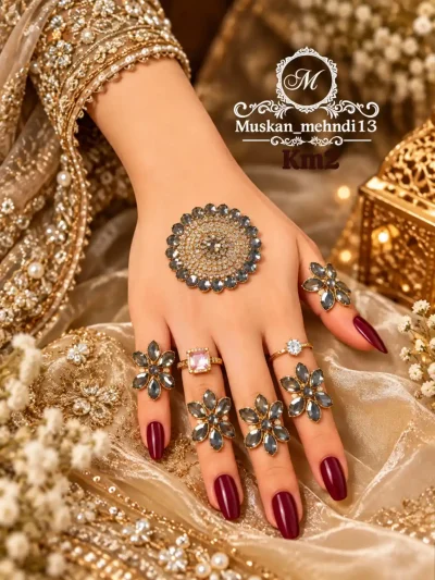 Km2 kundan mehndi (1 sheet)